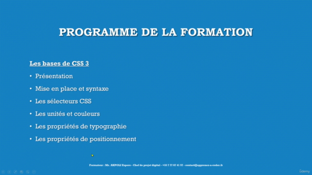 Formation complète CSS 3 (par la Pratique) – Screenshot 2
