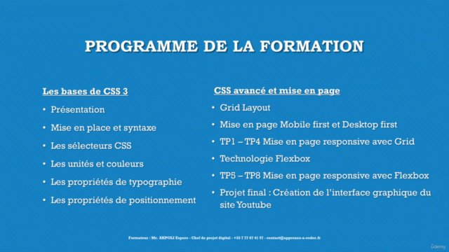 Formation complète CSS 3 (par la Pratique) – Screenshot 3