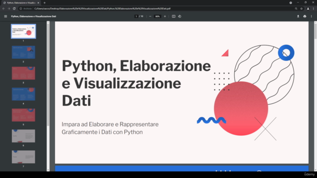 Data Science con Python - Elaborare e Visualizzare Dati – Screenshot 1