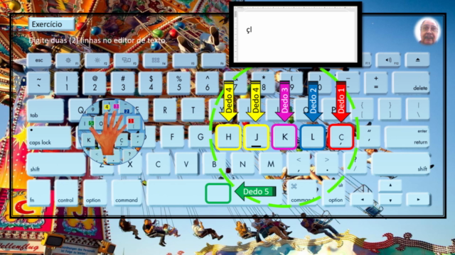 Curso de digitação “Kids” crianças – Screenshot 1