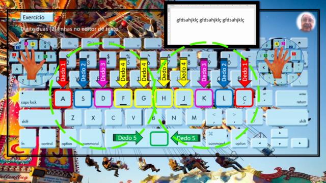 Curso de digitação “Kids” crianças – Screenshot 2