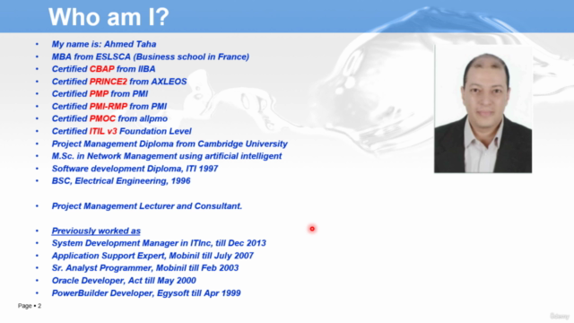 Business Analysis - Arabic Course – Screenshot 1
