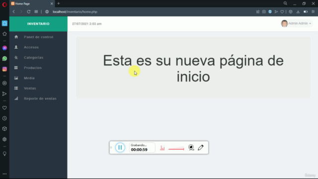 Sistema de Inventario - PHP, MYSQL, JS,BOOTSTRAP – Screenshot 1