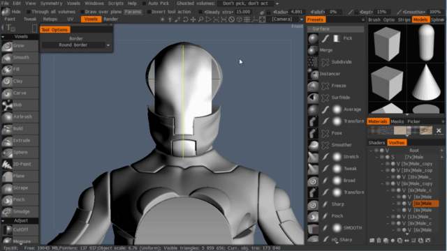 Hard Surface Modeling and Sculpting Course in 3D Coat - Screenshot_01