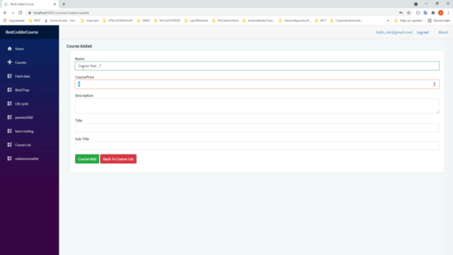 Blazor İle E-Ticaret Projesi – Screenshot 3