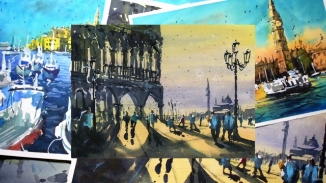 Learn Loose Watercolors: Coastal Landscapes – Screenshot 2