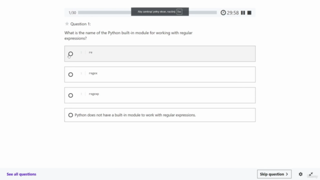 Certified Python Developer - Practice Tests – Screenshot 4