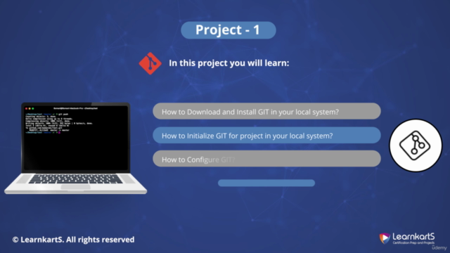 Git and GitHub Projects: Project Based Learning (8 Projects) – Screenshot 1