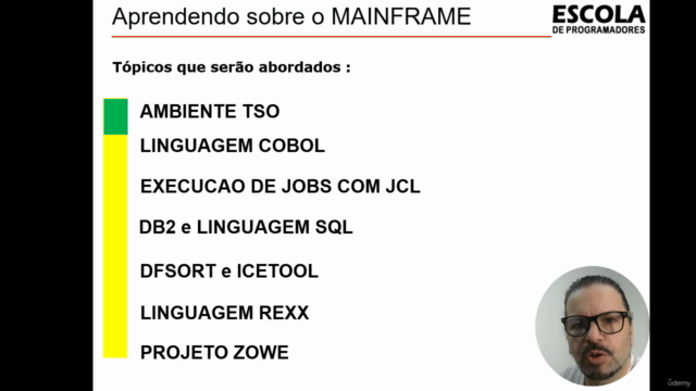 Mainframe - do TSO ao ZOWE – Screenshot 1