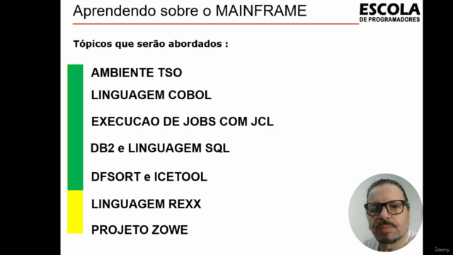 Mainframe - do TSO ao ZOWE – Screenshot 3