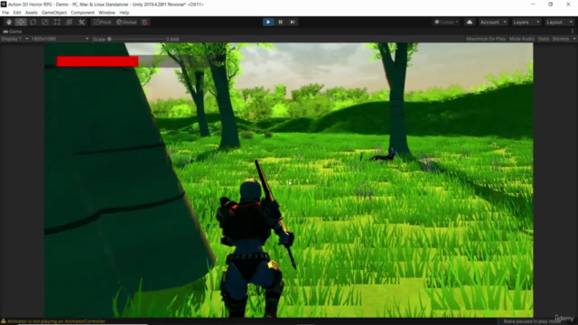 Create Action 3D RPG Game in Unity - Screenshot_03