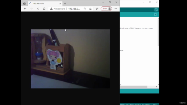 Building Video Surveillance Apps Using ESP32 & Arduino – Screenshot 1