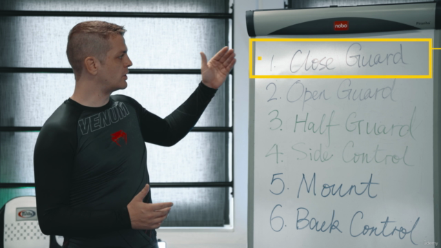 Brazilian jiu-jitsu beginner positional course – Screenshot 2