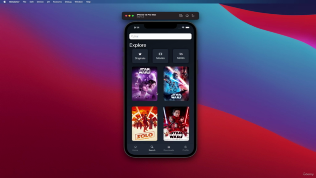 Disney Plus Clone in SwiftUI with Remote Url Video Player – Screenshot 4