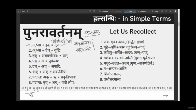 Easy and Simple Sanskrit Grammar for Beginners Fluency – Screenshot 1
