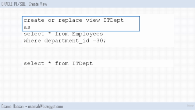 ORACLE Database Management System – Screenshot 2