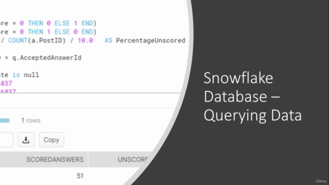 Snowflake Database - Querying Data Part 1 – Screenshot 4