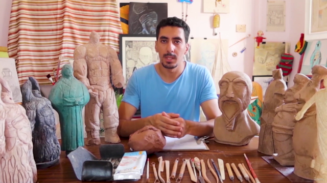 clay sculpture تعلم النحت من الصفر حتى الإحتراف – Screenshot 4