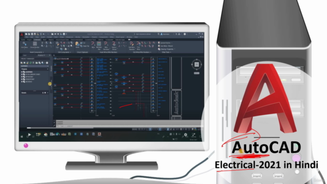 AutoCAD Electrical 2021 Basic to Advance Course in Hindi – Screenshot 1