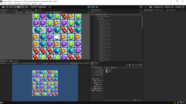 Learn To Create a Match-3 Puzzle Game in Unity – Screenshot 1