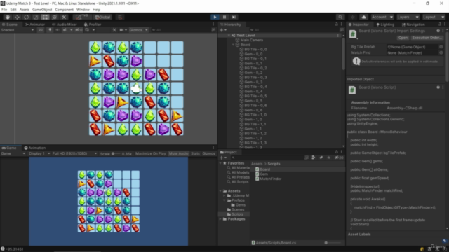 Learn To Create a Match-3 Puzzle Game in Unity – Screenshot 2