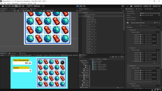 Learn To Create a Match-3 Puzzle Game in Unity – Screenshot 3