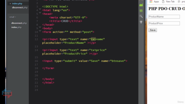 Learn PHP PDO Mysql Basics CRUD Operations – Screenshot 1