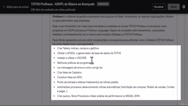 TOTVS Protheus - ADVPL do Básico ao Avançado - Screenshot_01