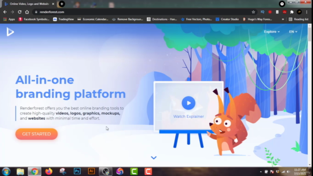 Beginner Guide On How To Use Renderforest For Your Business – Screenshot 1