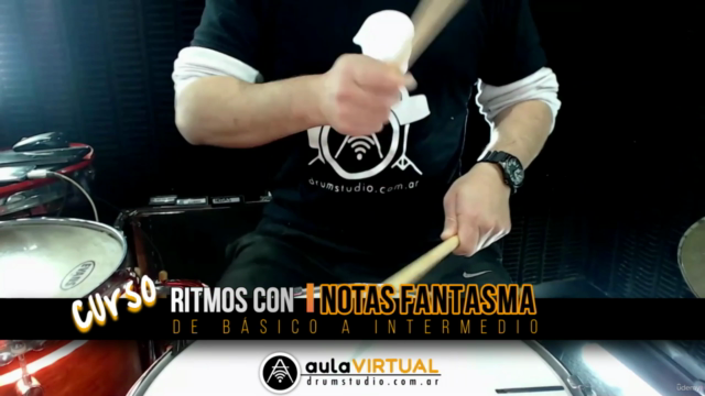 Batería: Ritmos con Notas Fantasma, de Básico a Intermedio – Screenshot 4