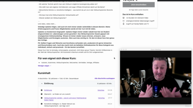 Hörbuchsprecher werden - Hörbuch Aufnahme,Marketingstrategie - Screenshot_01