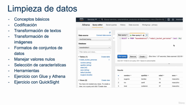 Amazon AWS Machine Learning. Curso de AWS machine learning – Screenshot 3