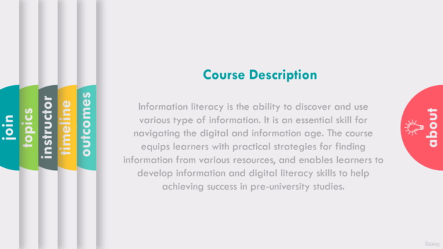 Information Literacy & Online Search Strategies – Screenshot 1