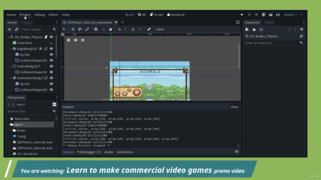 Learn to make commercial video games [ GODOT MEGA TUTORIAL ] – Screenshot 1
