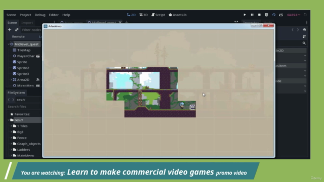 Learn to make commercial video games [ GODOT MEGA TUTORIAL ] – Screenshot 3