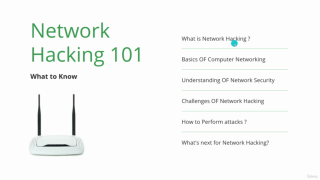 Practical Network Hacking From Scratch : Network Security – Screenshot 1