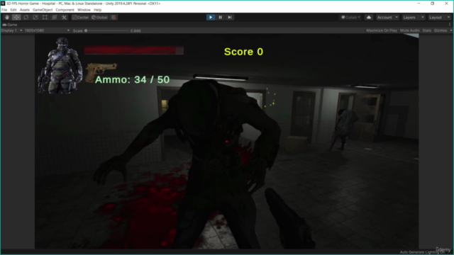 Create 3D FPS Survival Game in Unity - Screenshot_01