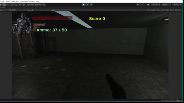 Create 3D FPS Survival Game in Unity - Screenshot_04