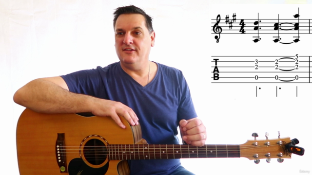 Learn to read guitar TAB (tablature) for acoustic guitar – Screenshot 3