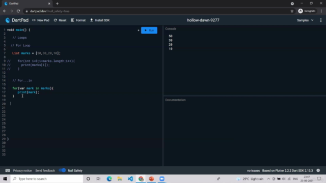 Job ready Flutter complete course with Firebase and Dart – Screenshot 2