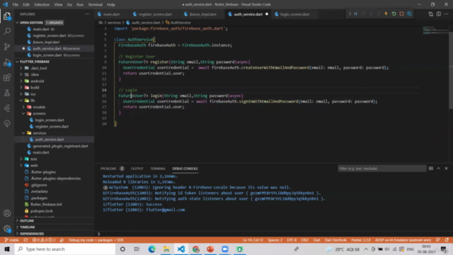 Job ready Flutter complete course with Firebase and Dart – Screenshot 4