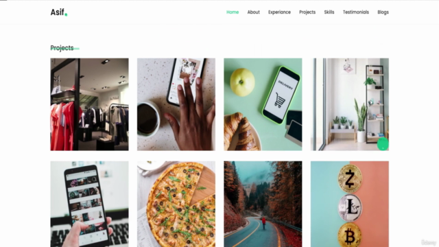 Sass Complete Guide, Create Responsive Portfolio Website – Screenshot 2