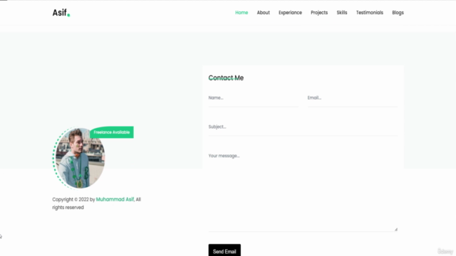Sass Complete Guide, Create Responsive Portfolio Website – Screenshot 3
