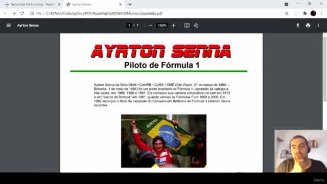 Gerando Arquivos PDF com Python e ReportLab – Screenshot 4