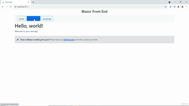 Blazor, .NET Core Web API and Microsoft SQL full-stack app – Screenshot 2