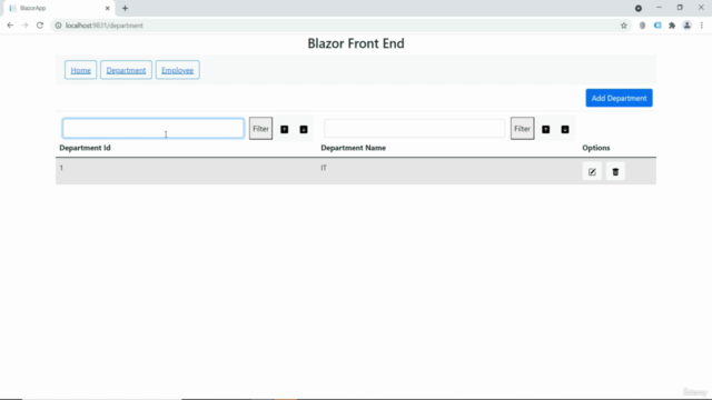 Blazor, .NET Core Web API and Microsoft SQL full-stack app – Screenshot 3