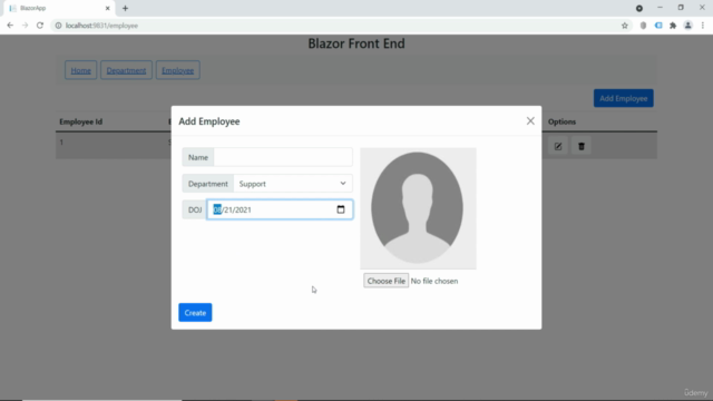 Blazor, .NET Core Web API and Microsoft SQL full-stack app – Screenshot 4