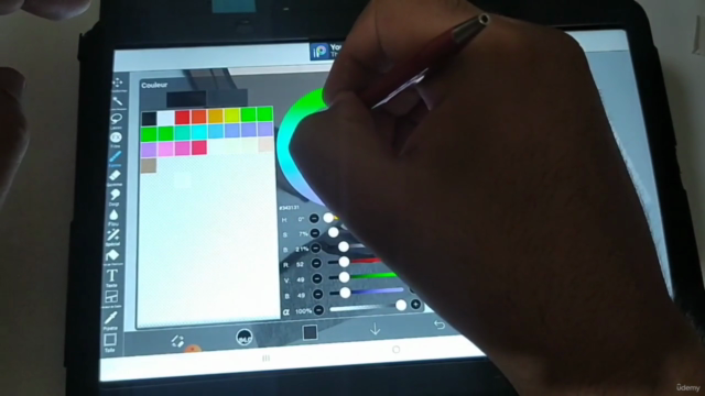 digital art: ibisPaintX كيف تلون رسمة انيم في – Screenshot 2