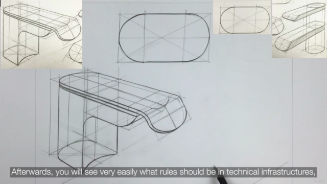 Industrial Product-Object Drawing Course with Perspective – Screenshot 2