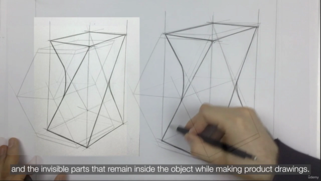 Industrial Product-Object Drawing Course with Perspective – Screenshot 3